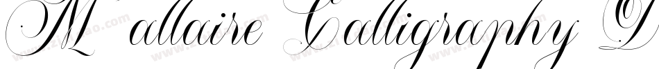 Mallaire Calligraphy Demo字体转换